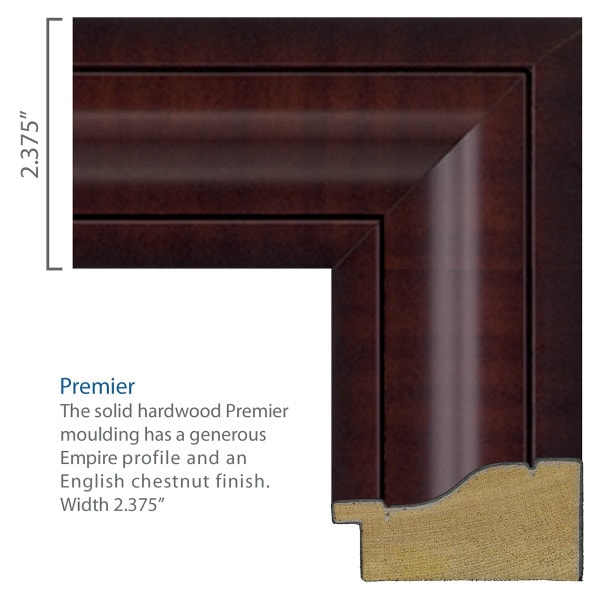 close up of Premier frame moulding